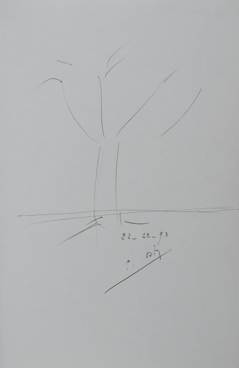 Autographe original de Emile OSTY (dit Chanoine OSTY) (vue générale) - Crédit photo : Galerie Art.Paris