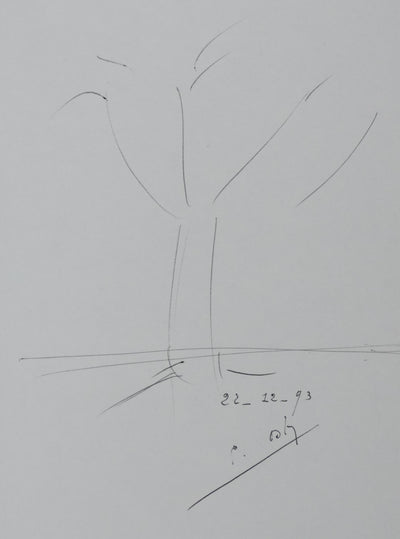 Autographe original de Emile OSTY (dit Chanoine OSTY) (photo de détail 3) - Crédit photo : Galerie Art.Paris