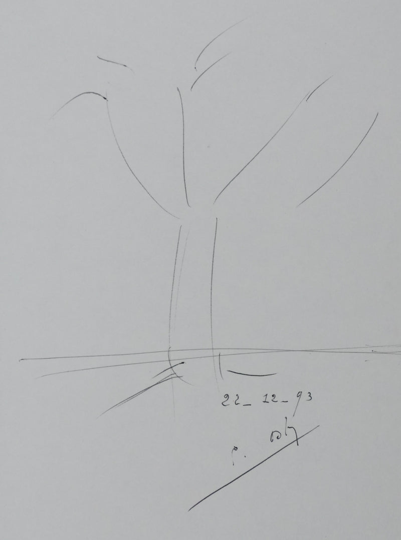 Autographe original de Emile OSTY (dit Chanoine OSTY) (photo de détail 3) - Crédit photo : Galerie Art.Paris