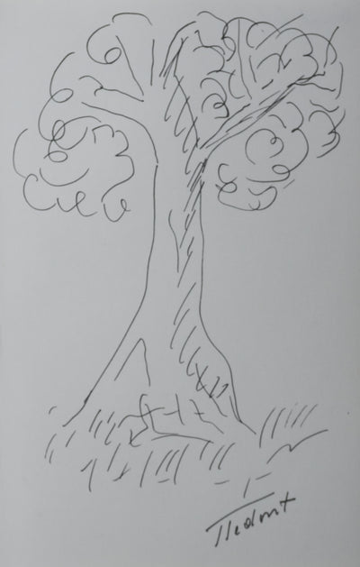 Autographe original de Fernand LEDOUX (vue générale) - Crédit photo : Galerie Art.Paris