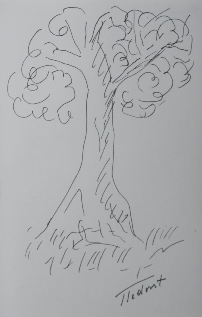 Autographe original de Fernand LEDOUX (vue générale) - Crédit photo : Galerie Art.Paris