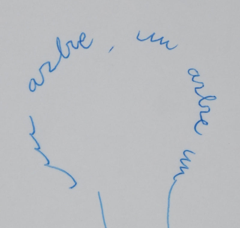 Autographe original de Fernando ARRABAL (photo de détail 4) - Crédit photo : Galerie Art.Paris