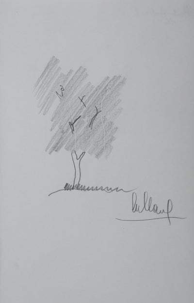 Autographe original de Emile AILLAUD (vue générale) - Crédit photo : Galerie Art.Paris