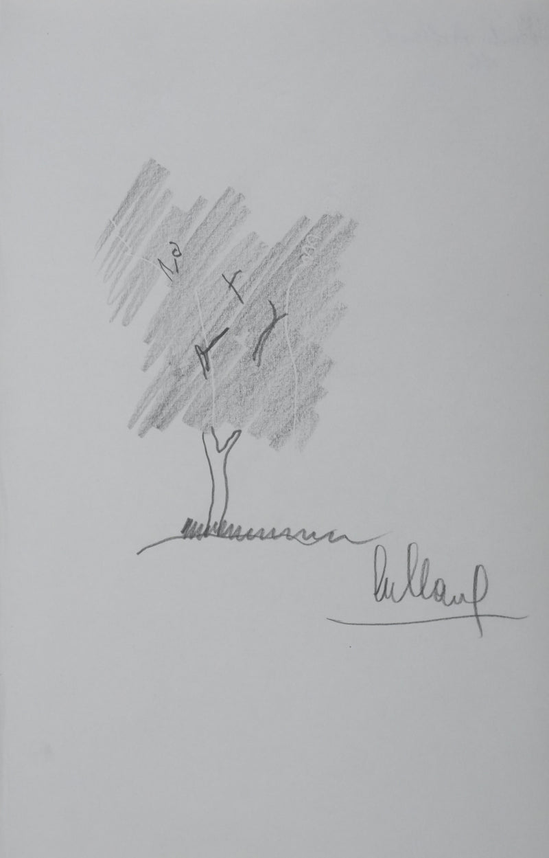 Autographe original de Emile AILLAUD (vue générale) - Crédit photo : Galerie Art.Paris