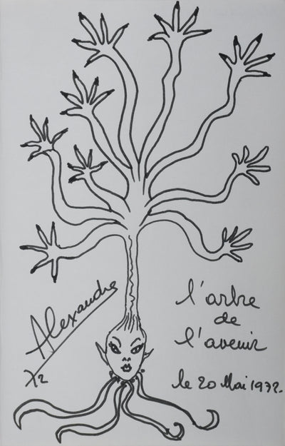 Autographe original de ALEXANDRE (vue générale) - Crédit photo : Galerie Art.Paris