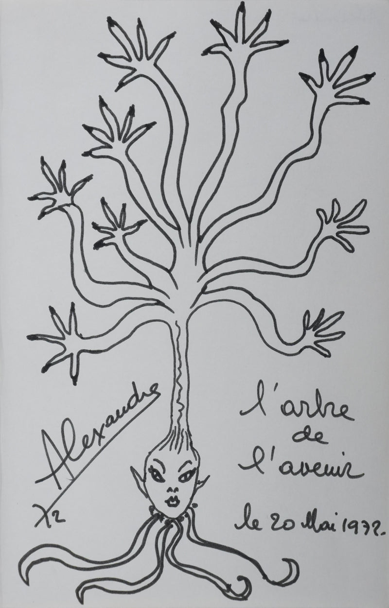 Autographe original de ALEXANDRE (vue générale) - Crédit photo : Galerie Art.Paris