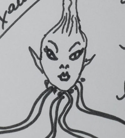 Autographe original de ALEXANDRE (photo de détail 4) - Crédit photo : Galerie Art.Paris