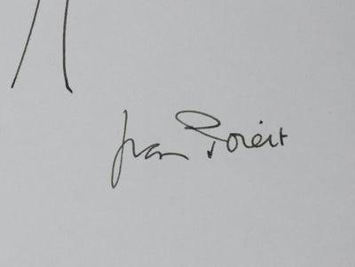 Jean POIRET : Arbre mouton, Autographe et dessin original signé