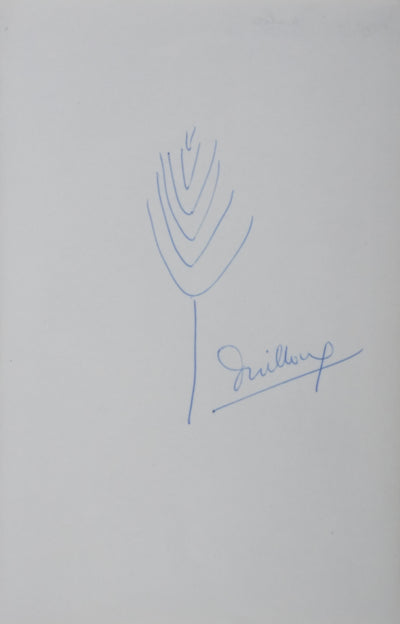 Autographe original de François BILLOUX (vue générale) - Crédit photo : Galerie Art.Paris