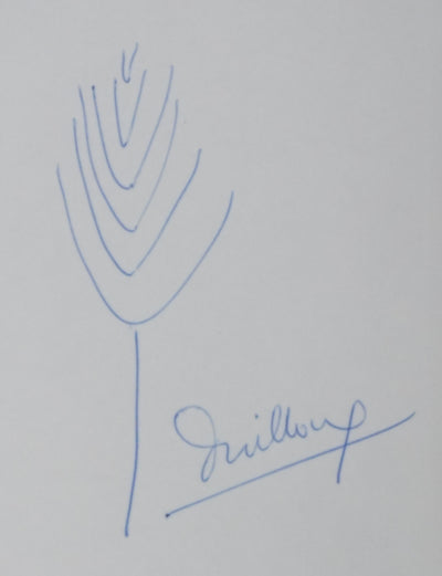 Autographe original de François BILLOUX (photo de détail 3) - Crédit photo : Galerie Art.Paris