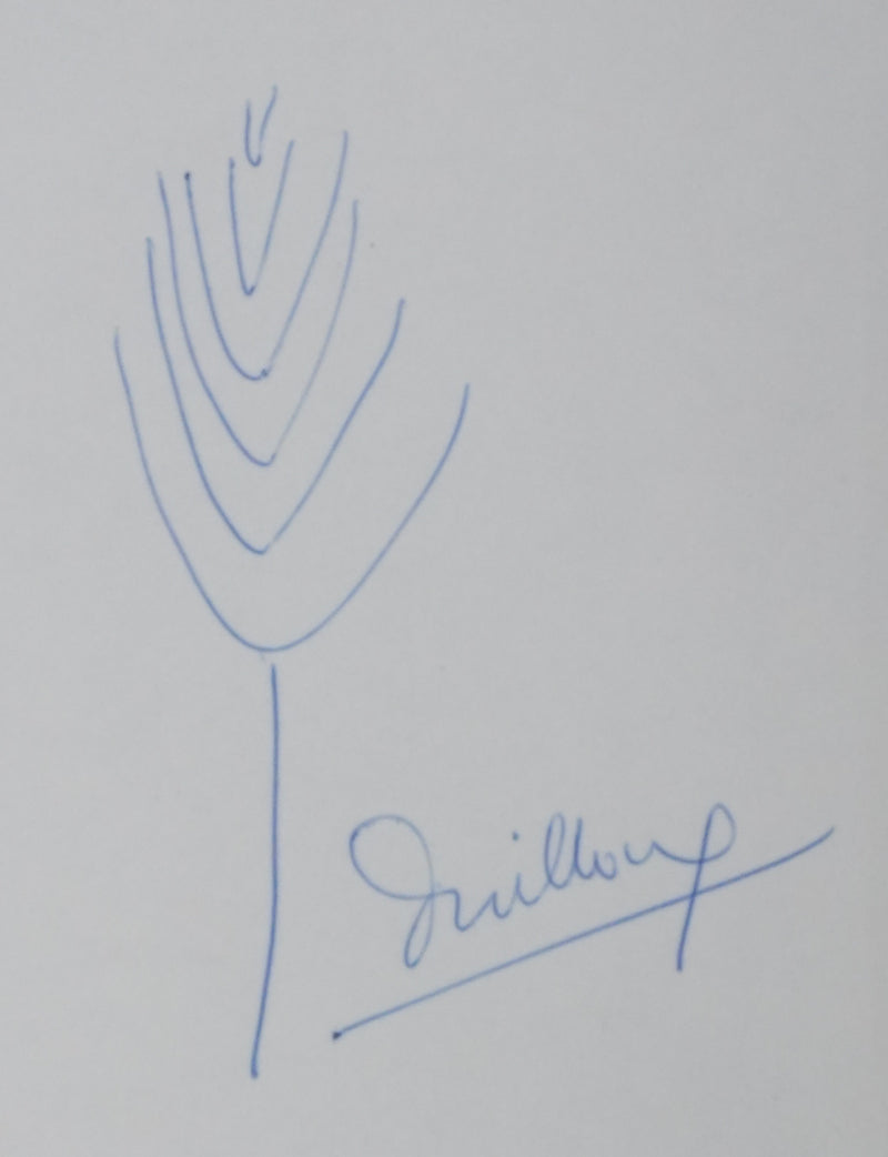 Autographe original de François BILLOUX (photo de détail 3) - Crédit photo : Galerie Art.Paris