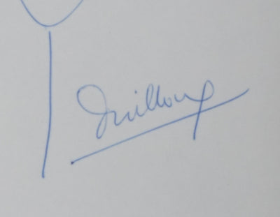 Autographe original de François BILLOUX (photo de détail 2) - Crédit photo : Galerie Art.Paris