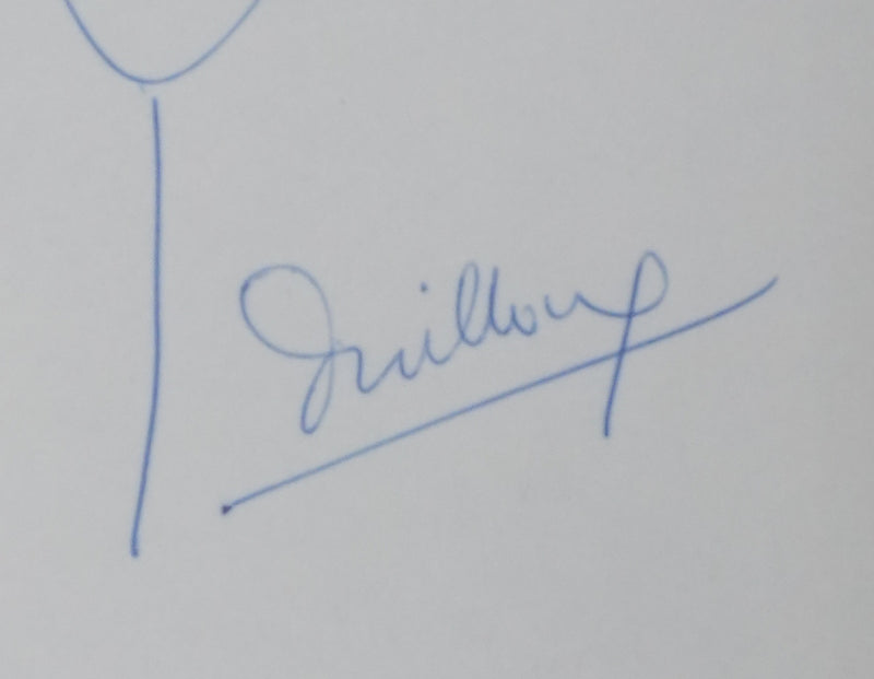 Autographe original de François BILLOUX (photo de détail 2) - Crédit photo : Galerie Art.Paris