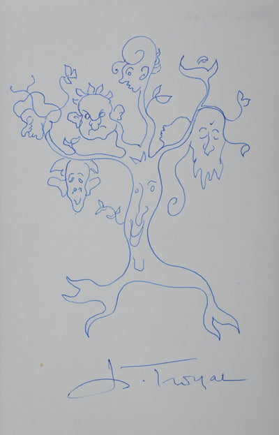 Autographe original de Henri TROYAT (vue générale) - Crédit photo : Galerie Art.Paris