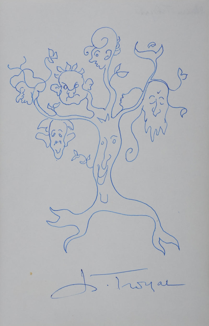 Autographe original de Henri TROYAT (vue générale) - Crédit photo : Galerie Art.Paris