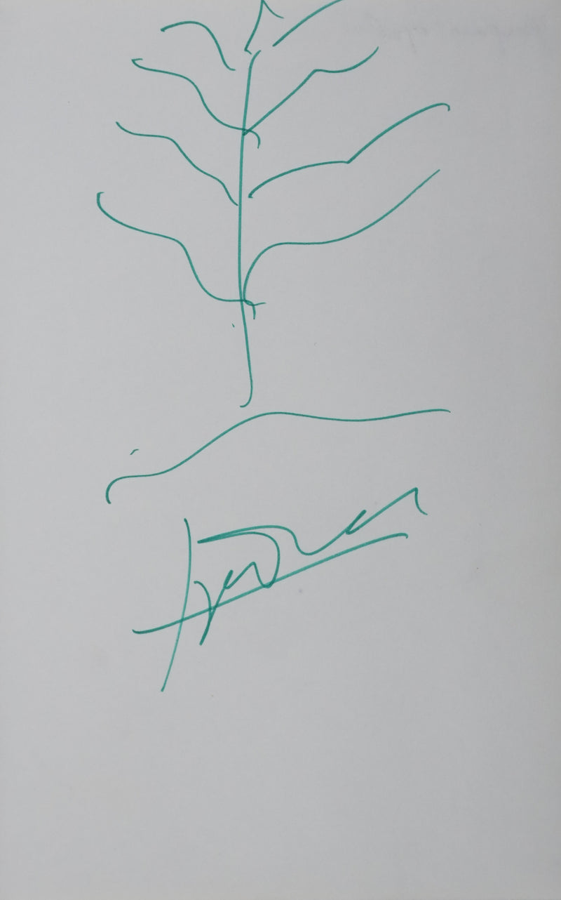 Autographe original de Jacques DUCLOS (vue générale) - Crédit photo : Galerie Art.Paris