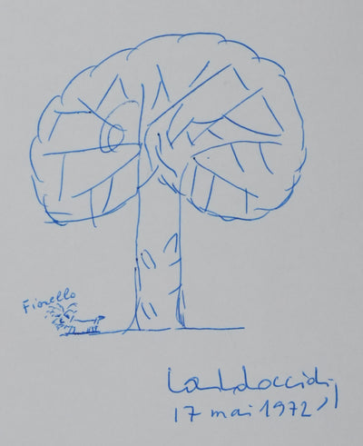 Autographe original de Carlo COCCIOLI (vue générale) - Crédit photo : Galerie Art.Paris