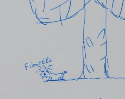 Autographe original de Carlo COCCIOLI (photo de détail 6) - Crédit photo : Galerie Art.Paris