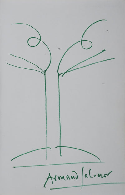 Autographe original de Armand SALACROU (vue générale) - Crédit photo : Galerie Art.Paris