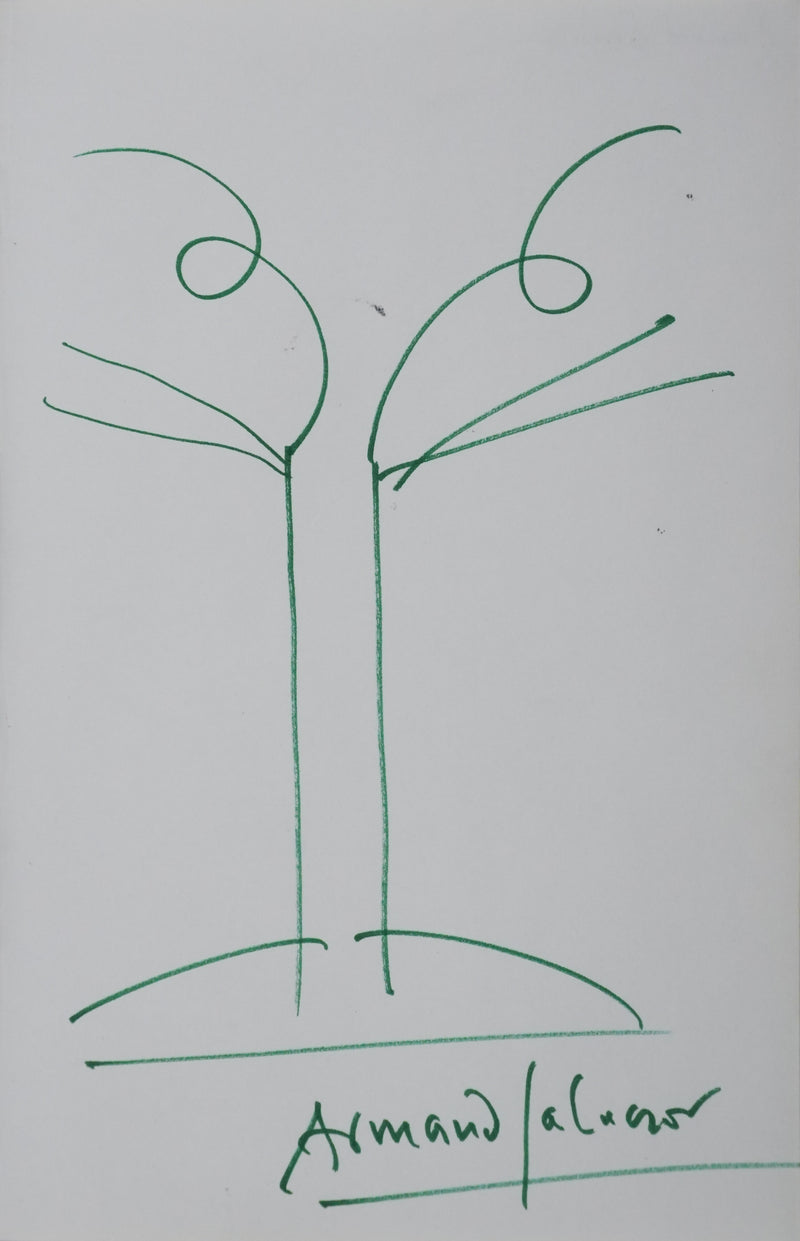 Autographe original de Armand SALACROU (vue générale) - Crédit photo : Galerie Art.Paris