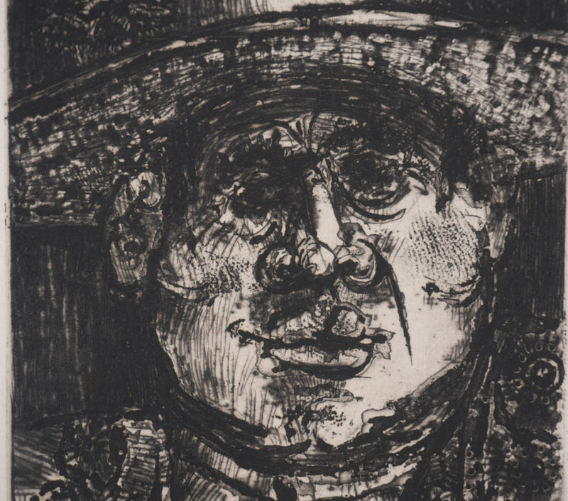 Enrique MARIN MUNOZ  : Le Picador, Gravure originale signée