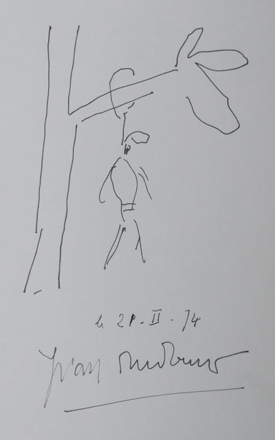 Autographe original de Yvan AUDOUARD (vue générale) - Crédit photo : Galerie Art.Paris