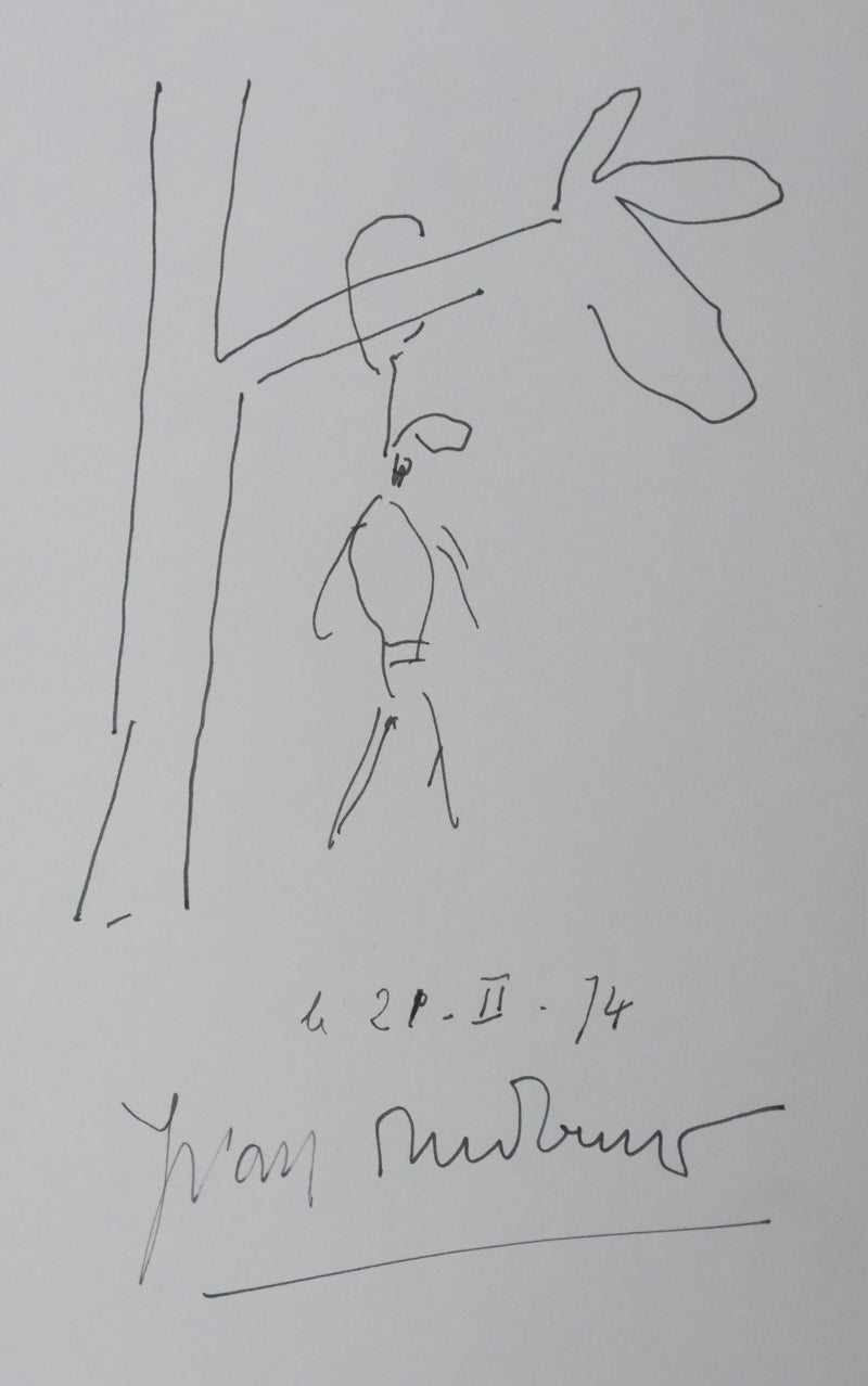 Autographe original de Yvan AUDOUARD (vue générale) - Crédit photo : Galerie Art.Paris