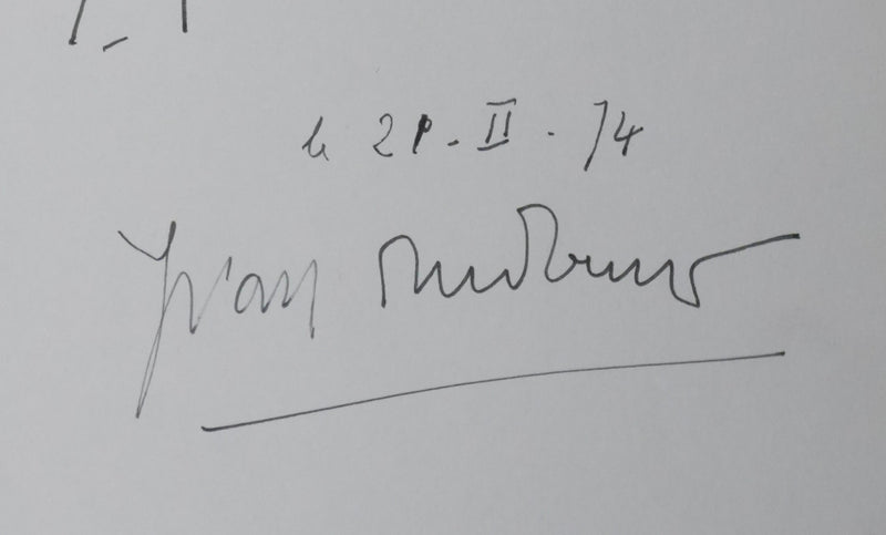 Autographe original de Yvan AUDOUARD (photo de détail 2) - Crédit photo : Galerie Art.Paris