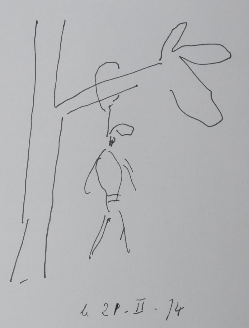 Autographe original de Yvan AUDOUARD (photo de détail 3) - Crédit photo : Galerie Art.Paris