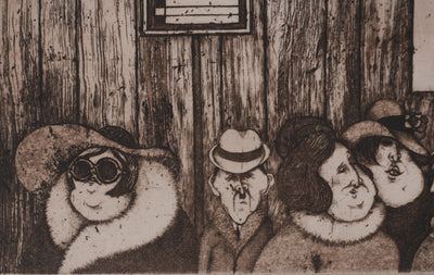 Enrique MARIN MUNOZ : Jeune, Jeune, Jeune..., gravure originale signée