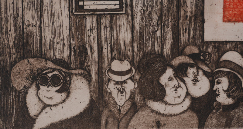 Enrique MARIN MUNOZ : Jeune, Jeune, Jeune..., gravure originale signée