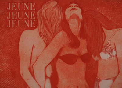 Enrique MARIN MUNOZ : Jeune, Jeune, Jeune..., gravure originale signée