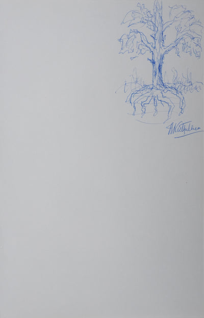 Prince Nicolas KRETZULESCO : L'arbre royal, Autographe et dessin original signé