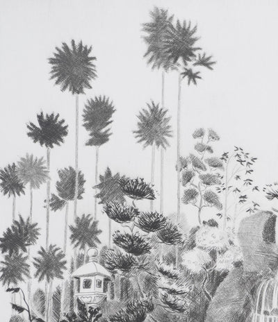 Camille COMBE : Cascade, Gravure originale signée