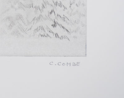 Camille COMBE : Arbre, mon frère …, Gravure originale signée