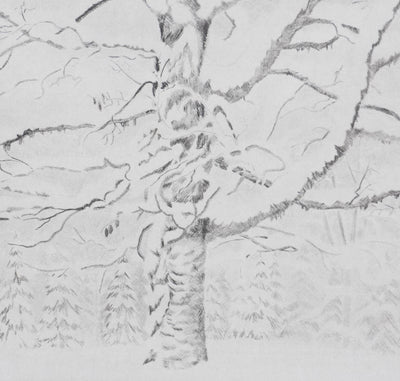 Camille COMBE : Arbre, mon frère …, Gravure originale signée