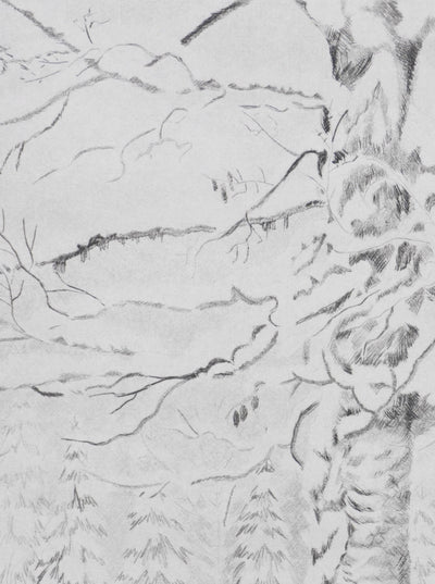 Camille COMBE : Arbre, mon frère …, Gravure originale signée