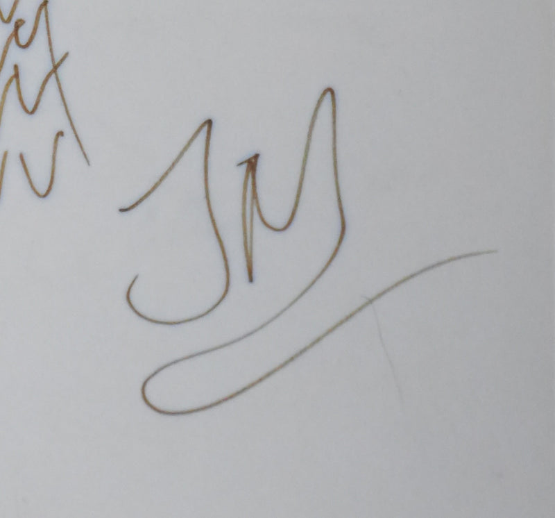 Jacqueline MAVROCORDATO : Le palmier, Autographe et dessin original signé
