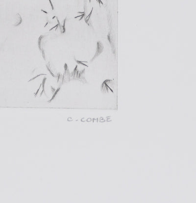 Camille COMBE : Conte d'hiver, Gravure originale signée