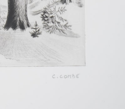 Camille COMBE : Les murmures de la forêt, Gravure originale signée