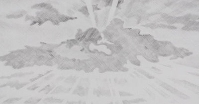 Camille COMBE : Le soleil dans sa gloire, Gravure originale signée