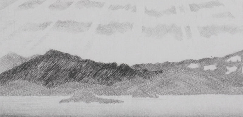 Camille COMBE : Le soleil dans sa gloire, Gravure originale signée