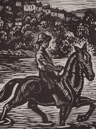 Paul-Emile COLIN : Balade en Moselle, Gravure originale signée
