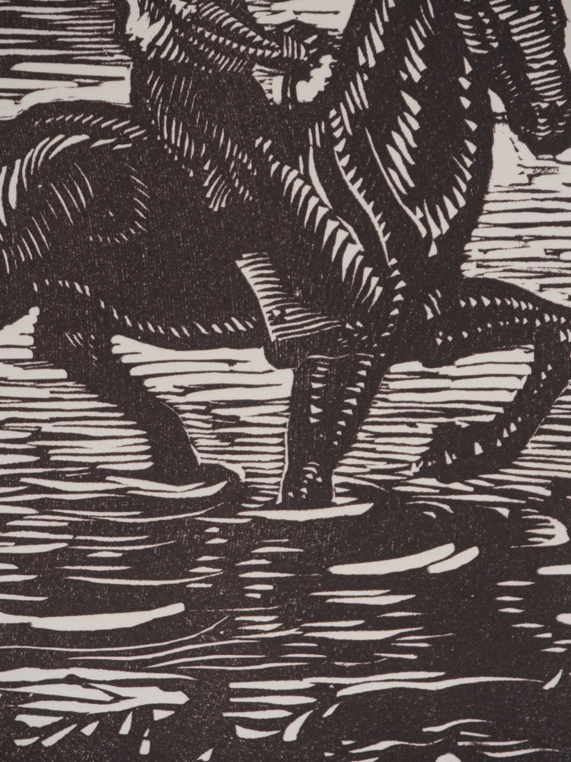 Paul-Emile COLIN : Balade en Moselle, Gravure originale signée