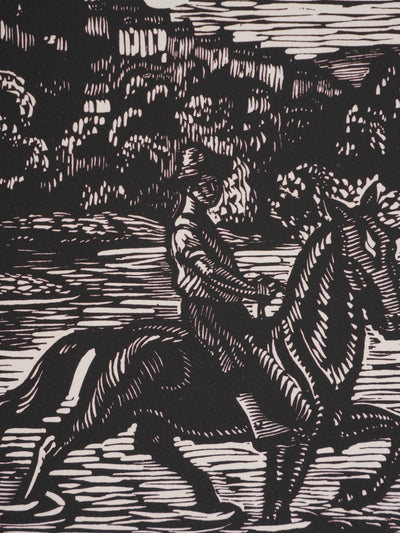 Paul-Emile COLIN : Balade en Moselle, Gravure originale