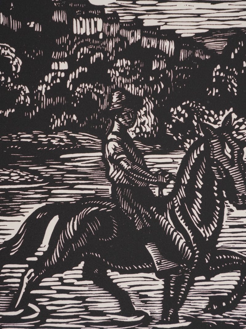 Paul-Emile COLIN : Balade en Moselle, Gravure originale