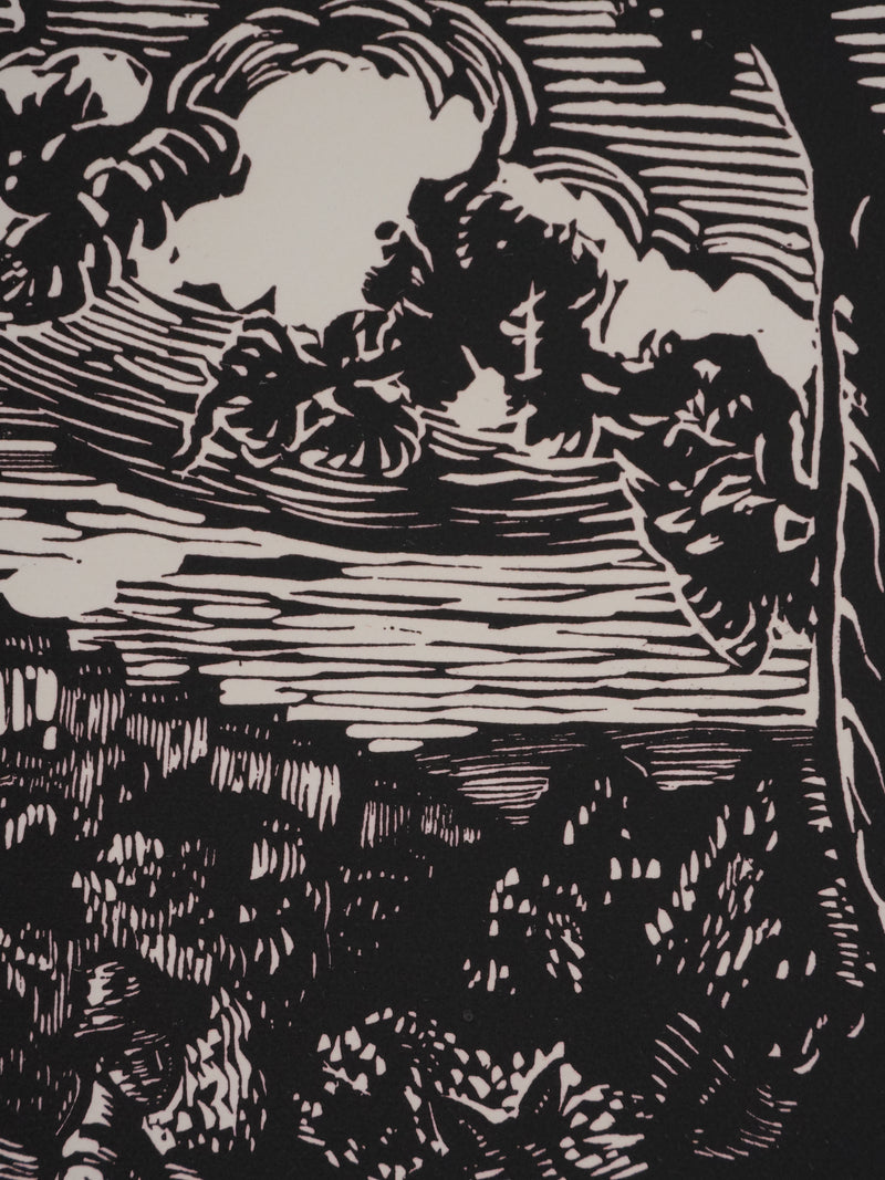 Paul-Emile COLIN : Balade en Moselle, Gravure originale