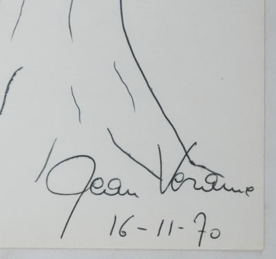 Jean VERAME : L'arbre aux grandes branches, Dessin original signé