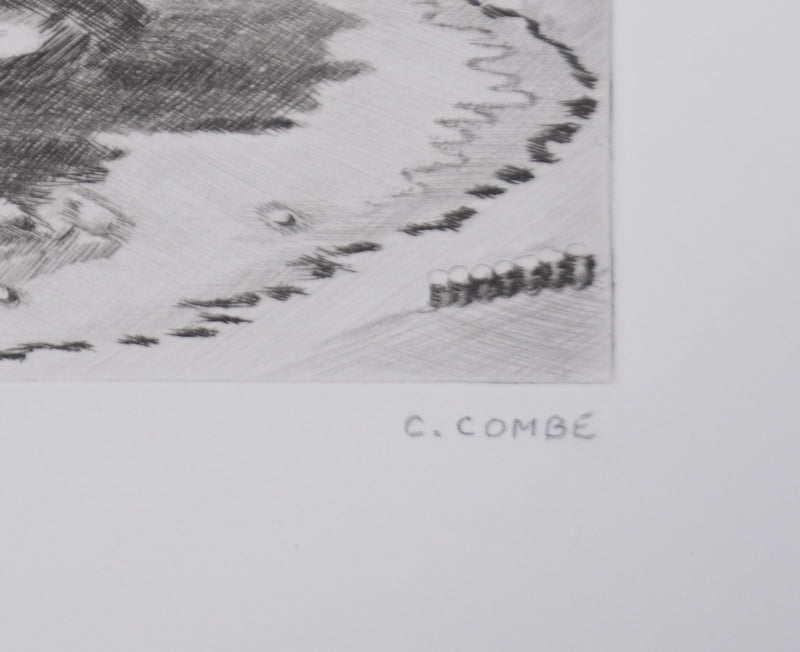 Camille COMBE : Au rythme des marées, Gravure originale signée
