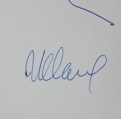 Maurice CLARCK : Un trait arborescent, Autographe et dessin original signé